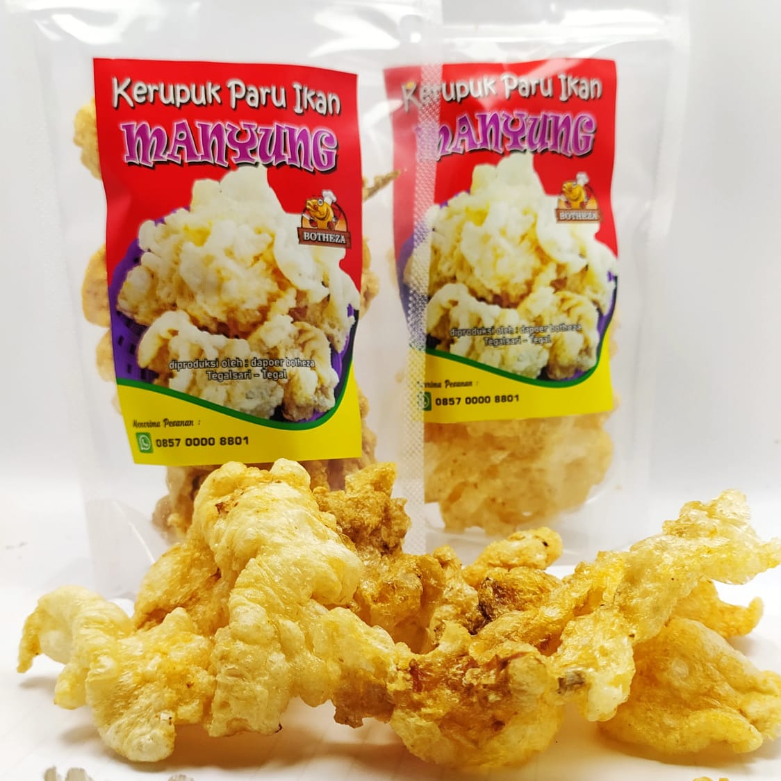 Kerupuk paru ikan manyung